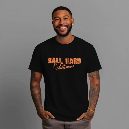 NEW! Ball Hard Baltimore - CAMDEN LOGO T-Shirt